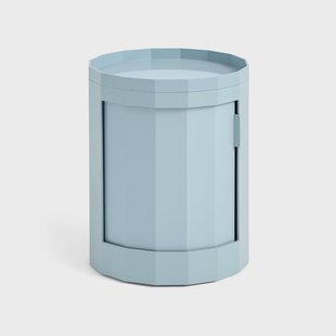 HAY Facet Cabinet low bijzettafel 49 cm Misty blue