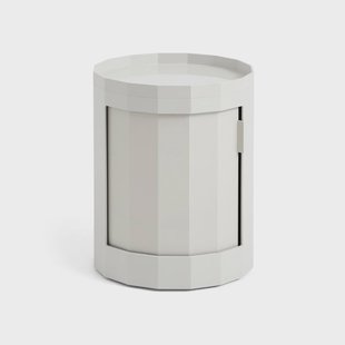 HAY Facet Cabinet low bijzettafel 49 cm Misty grey