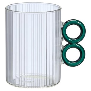 Schaal Geschulpte Rand Groen/Bruin -⌀10cm