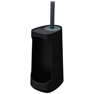 Toiletborstelhouder Tiger Tess Met Opbergfunctie Vrijstaand Swoop Borstel Flexibel Zwart - Antraciet
