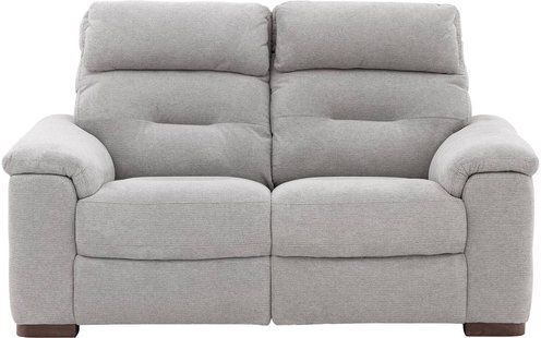 Goossens Bank Boris grijs, stof, 2,5-zits,