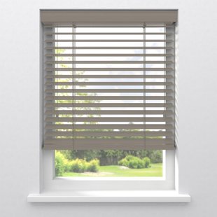 Fenstr Bamboe Jaloezie Tijl Zwart 65mm