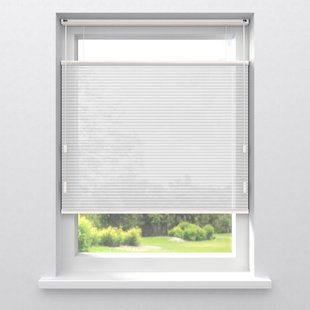 Fenstr Dubbel Pliss&eacute; Jana Zand Lichtdoorlatend