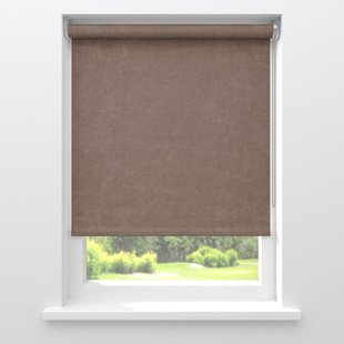 Fenstr Rolgordijn Noor Roestbruin Verduisterend