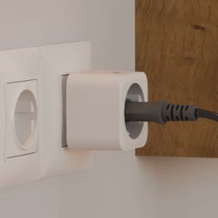 Hama WLAN wandcontactdoos Smart, elektriciteitsmeter, Matter, wit, 3,680W