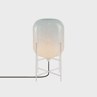 pulpo tafellamp Oda Small, maanlicht wit/wit, hoogte 45 cm