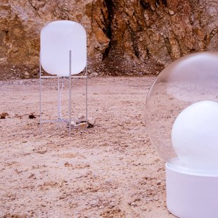 pulpo vloerlamp Oda Medium, wit/wit, hoogte 85 cm