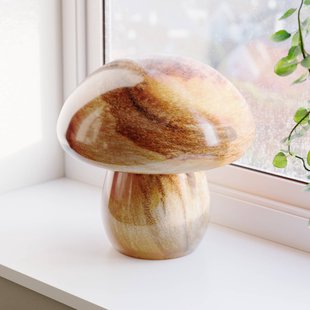 By Rydéns Mira Paddenstoel tafellamp, naturel, glas, E27