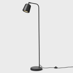 New Works vloerlamp Materiaal, zwart, marmer, hoogte 125 cm