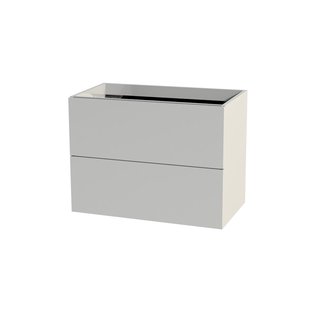 Wastafelonderkast Tiger Studio 80 cm Hoogglans Wit