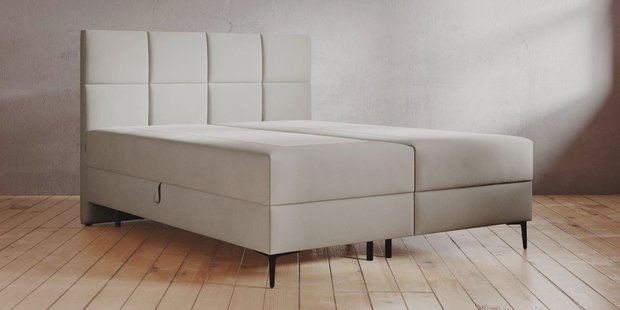 Boxspring Quadro velvet met opbergruimte 180 x 200 cm | NADUVI Collection