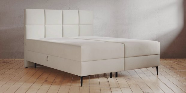 Boxspring Quadro velvet met opbergruimte 160 x 200 cm | NADUVI Collection