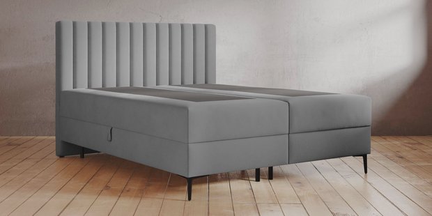 Boxspring Tassos velvet met opbergruimte 160 x 200 cm | NADUVI Collection