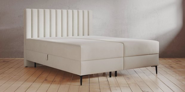 Boxspring Tassos velvet met opbergruimte 160 x 200 cm | NADUVI Collection