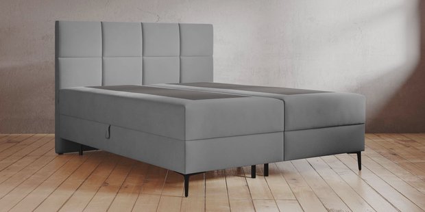 Boxspring Quadro velvet met opbergruimte 160 x 200 cm | NADUVI Collection