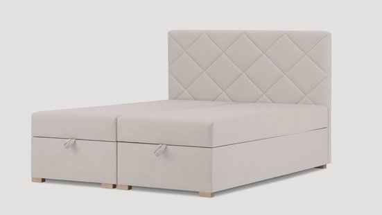Boxspring Checker met relaxfunctie 160 x 200 cm | NADUVI Collection