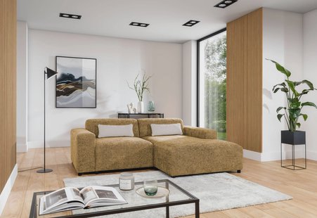 Hoekbank Rizza chenille rechts | NADUVI Collection