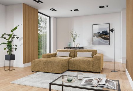 Hoekbank Rizza chenille links | NADUVI Collection