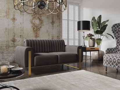 2-zitsbank Nouveau velvet | NADUVI Collection