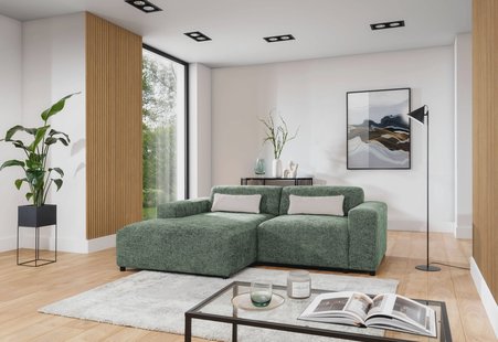 Hoekbank Rizza chenille links | NADUVI Collection