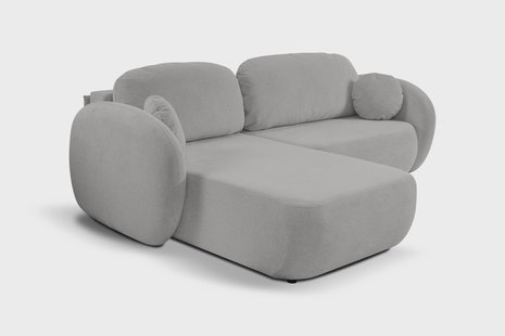 Hoekbank OLAN met slaapfunctie links chenille | NADUVI Collection