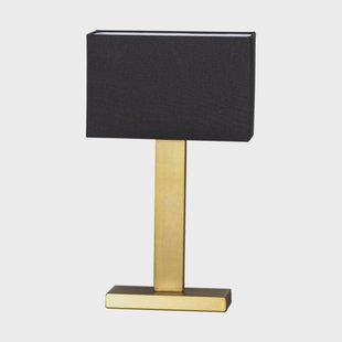 By Rydéns Prime tafellamp 47 cm Messing-zwarte lampenkap