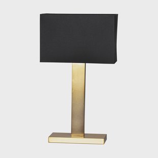 By Rydéns Prime tafellamp 69 cm Messing-zwarte lampenkap