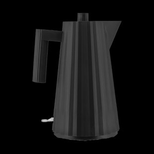 Alessi Plissé waterkoker 1,7 l Zwart