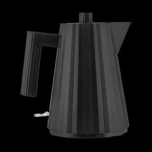 Alessi Plissé waterkoker 1 l Zwart