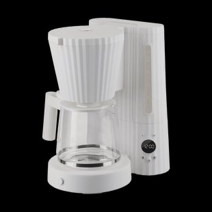 Alessi Plissé koffiezetapparaat Wit