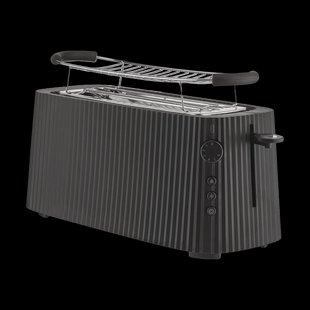 Alessi Plissé broodrooster dubbel Zwart