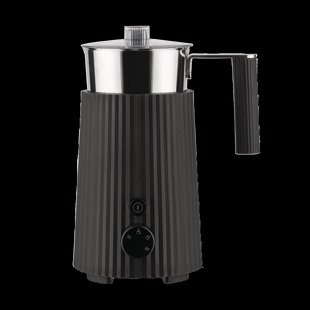 Alessi Plissé melkopschuimer 35 cl Zwart