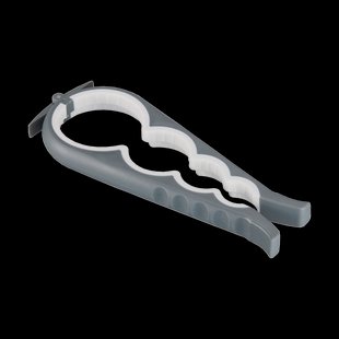 Dorre Bula pot- en flesopener 21 cm. Grijs-wit