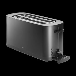 Zwilling Zwilling broodrooster 2 lange gleuven 45,5 cm Zwart