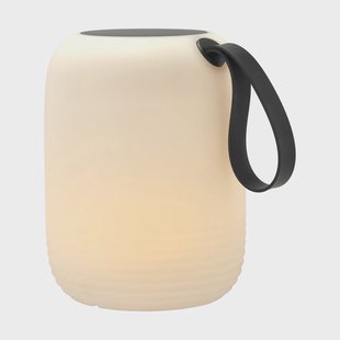 Villa Collection Hav loungelamp met zonnecellen Ø21 cm Wit-zwart