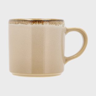 Villa Collection Iris mok met oor 40 cl Crème wit