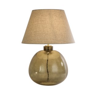 Searchlight Zenith - tafellamp - Ø 40 x 54 cm - groen en beige