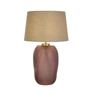 Searchlight Amethyst - tafellamp - Ø 33 x 53 cm - roze en beige