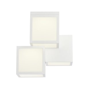Brilliant Tube - plafond/wandlamp - 60 x 11 cm - 17W LED incl. - wit & chroom