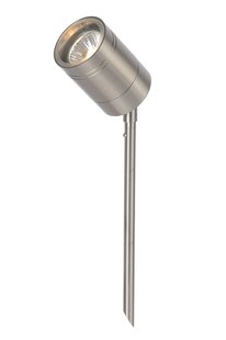 Lucide Twinny - opbouwspot - 12 x 7 x 11 cm - 4,5W dimbare LED incl. - satijn chroom