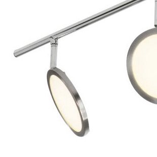 Plutos 6- easydim LED - satijn nikkel