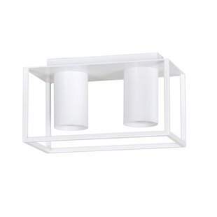 Emibig Tiper 2 - plafondverlichting - 26 x 15 cm - wit