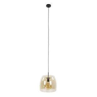 Vico Drift Glass - hanglamp - Ø 35 x 150 cm - amber