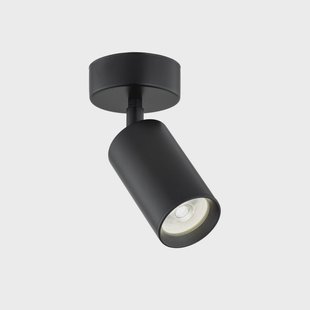 Argon Sado plafondspot, 1-lamp, antraciet, staal, verstelbaar