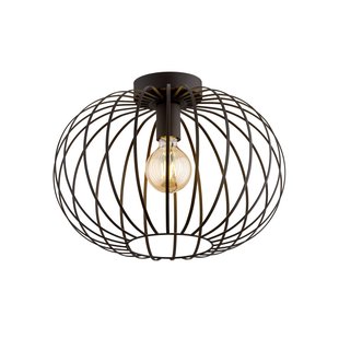 Argon Valor plafondlamp, antraciet, staal, Ø 40 cm