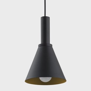 Argon Hanglamp Norte, zwart/goud staal lengte 114 cm, 4-lamps