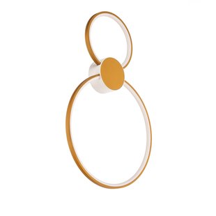 Bega LED wandlamp 51298.4 , fluweel messing, metaal, DALI