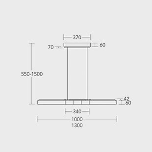 HerzBlut LED hanglamp Lana del bianco, hout, dimbaar