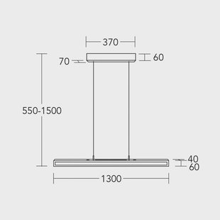 HerzBlut LED hanglamp Karl G, hout/steen, omhoog/omlaag, dimbaar