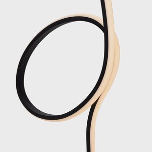 Lucide Flamingo LED vloerlamp, zwart, RGB, staal, hoogte 127 cm